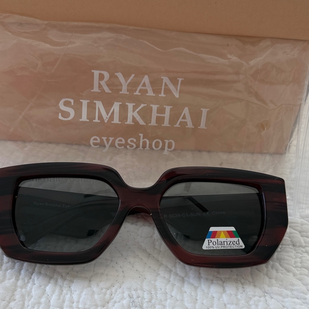 Ryan Simkhai Women's Brown Sunglasses